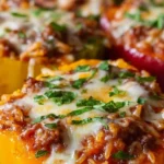 无码任你躁久久久久久老妇 unstuffed peppers recipe with colorful vegetables and protein.